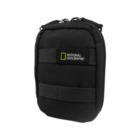 Saszetka pionowa do paska National Geographic Milestone czarna 1l